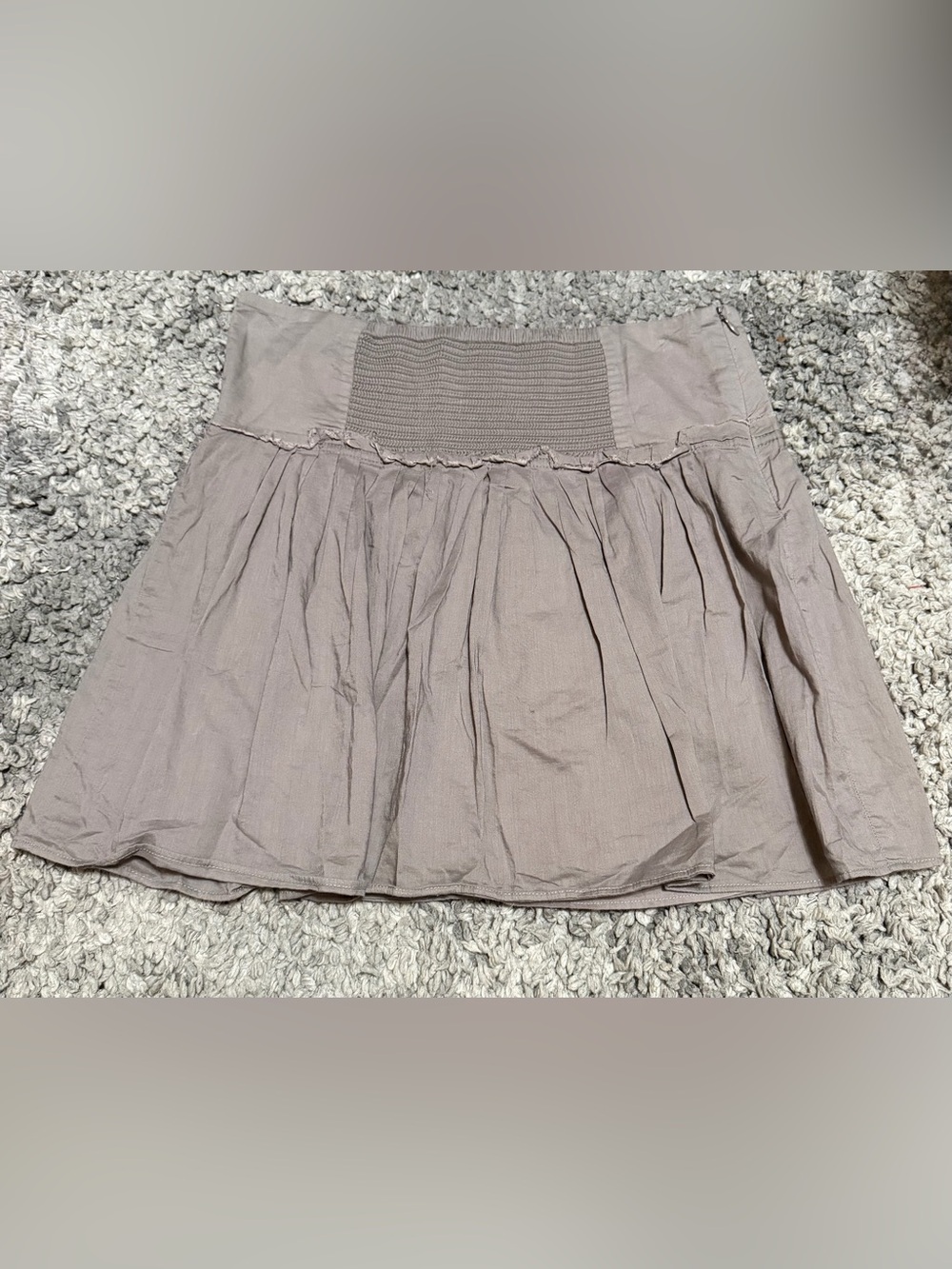 Banana Republic taupe brown tiered skirt